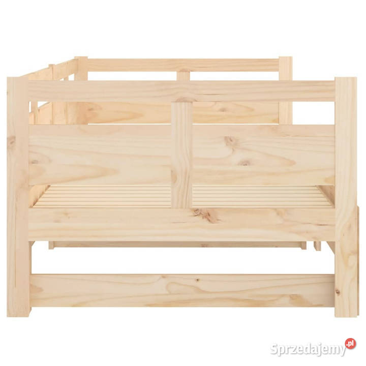 Łóżko rozsuwane lite drewno sosnowe 2x90x200 Warszawa
