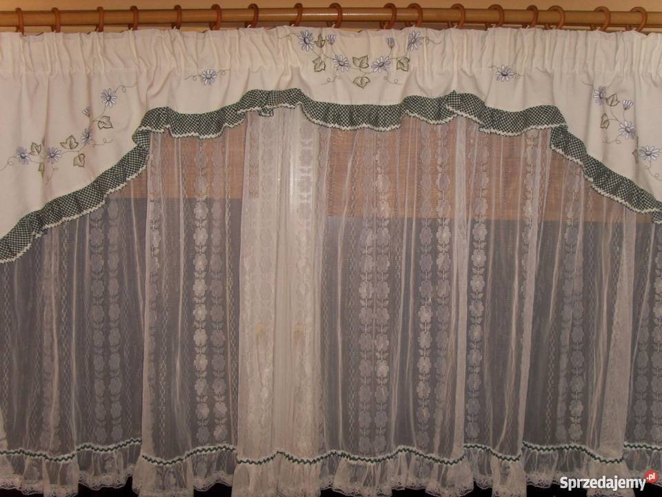 FIRANKA Z FALBANKAMI BIAŁA WYSTRÓJ OKNA WROCŁAW Wystrój okien Wrocław