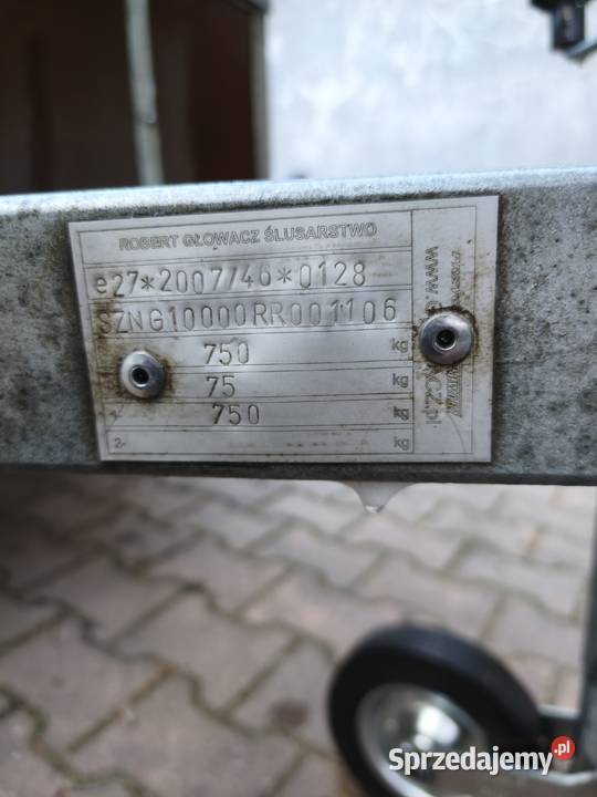 Przyczepka samochodowa G1 Głowacz