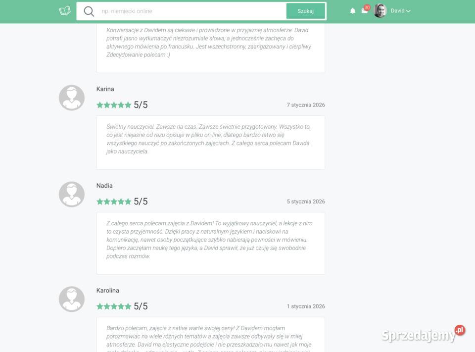 NATIVE SPEAKER FRANCUSKI Online Wrocław dolnośląskie