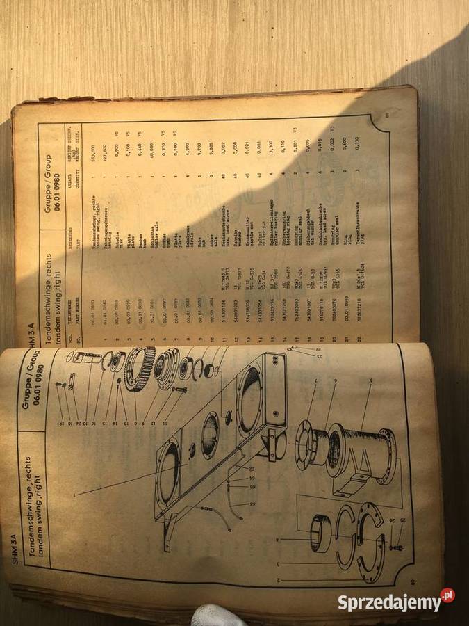 SHM3A SHM4A Katalog części zamiennych Parts Łęczyca sprzedam