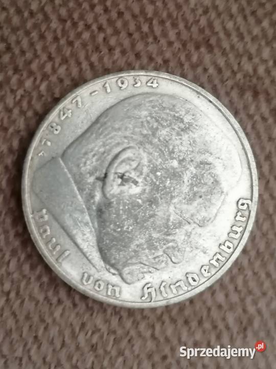 moneta 2 marki Niemcy 1937 Numizmatyka sprzedam