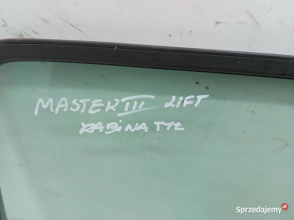 Renault Master III LIFT szyba tył tylna oryg Boczne (drzwi) Szyby