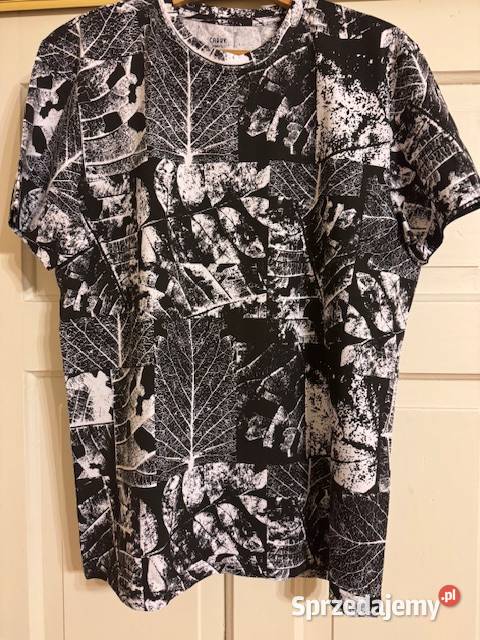 Tshirt koszulka bawełniana L Carry męska czarno