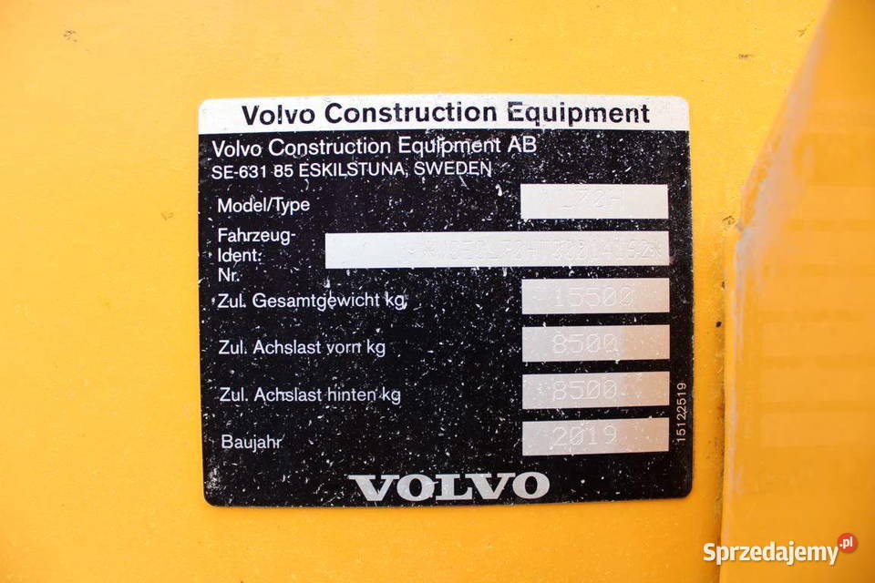 Ladowarka kolowa Volvo L70 H mazowieckie Warszawa
