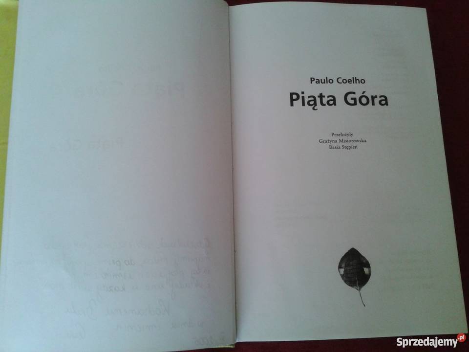 Piąta góra Paulo Coelho łódzkie Łódź