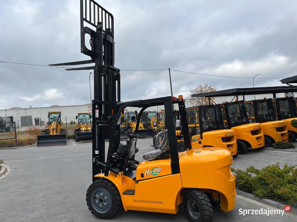 Nowy wózek widłowy elektryczny 3T 48m Gunter Włocławek