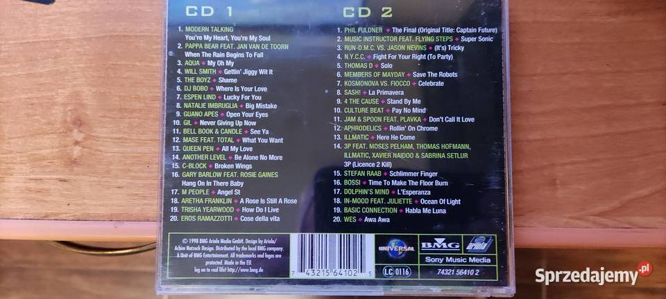 JUST THE BEST VOL 21998 2 CD CD Gliwice