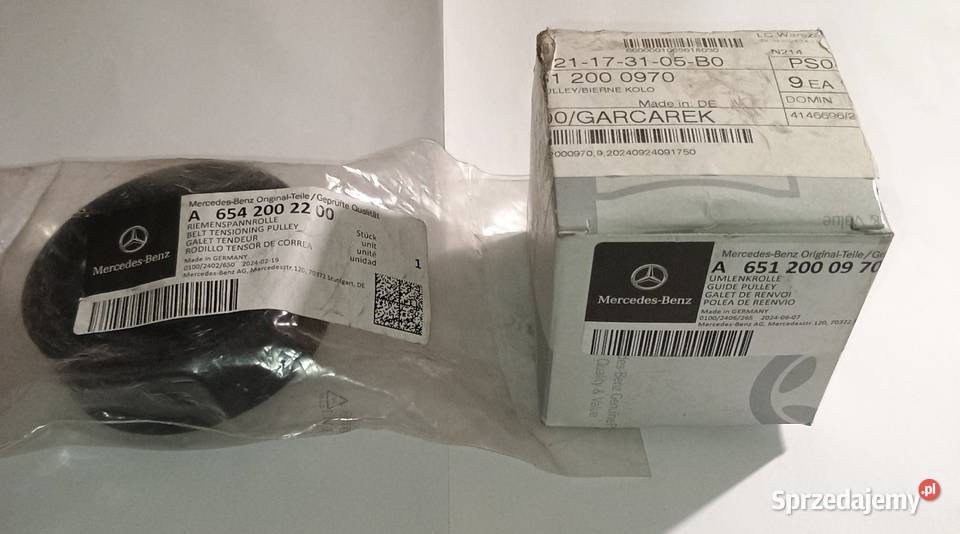Zestaw rolek Mercedes