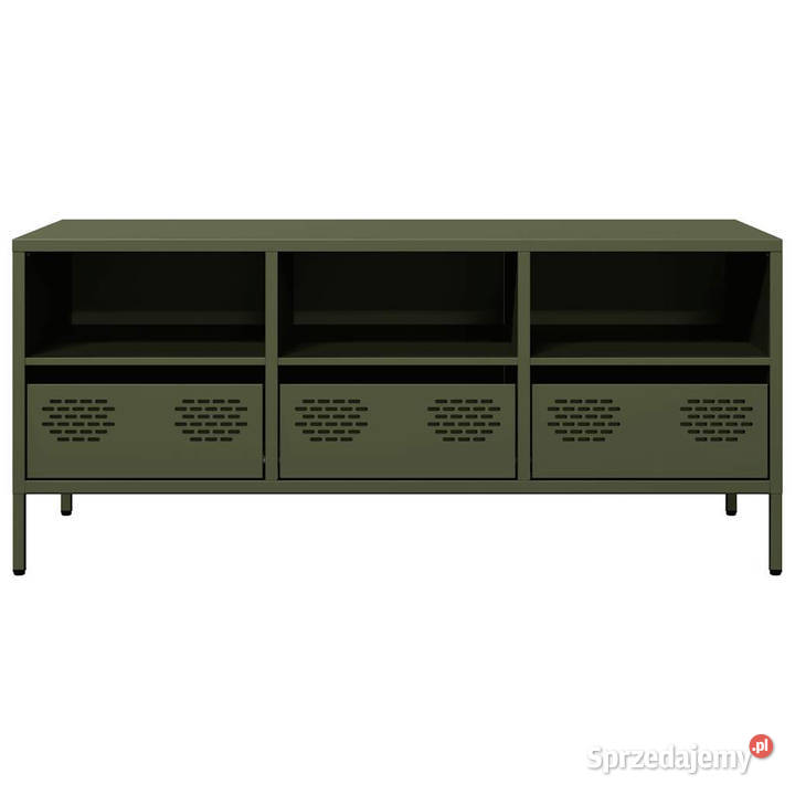 Szafka RTV oliwkowa 1015x39x435 stal walcowana Warszawa