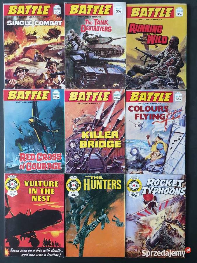 Battle 9 brytyjskich komiksów wojennych Gdynia