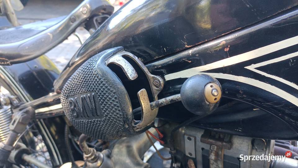 BMW R12 z wózkiem bocznym 1938 Chełm