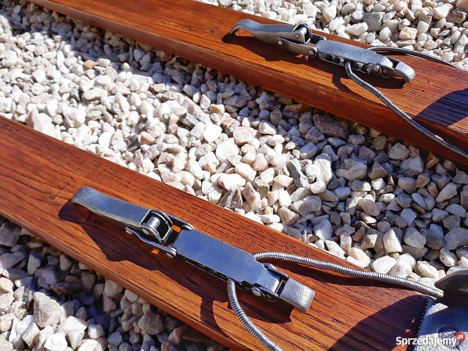 Stare drewniane narty skokowe Szklarska Poręba