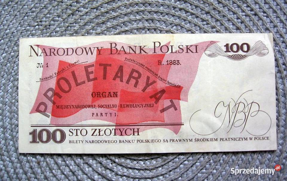 Polska 100 1979r Seria CB Waryński Kalisz sprzedam