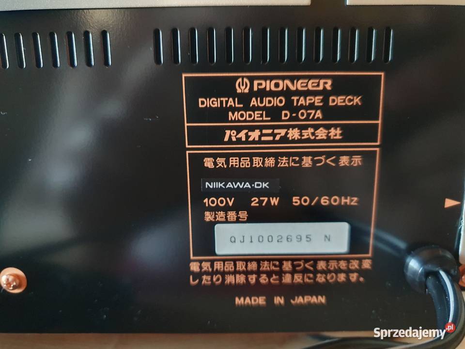 Pioneer D 07a śląskie Szczyrk sprzedam