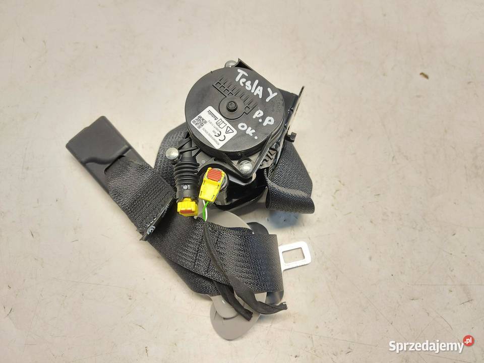 TESLA MODEL Y 2022r PAS BEZPIECZEŃSTWA PRAWY dolnośląskie sprzedam