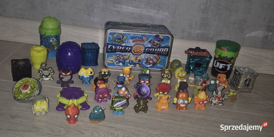 Figurki zestaw Super Zings Śmieciaki puszka Łódź