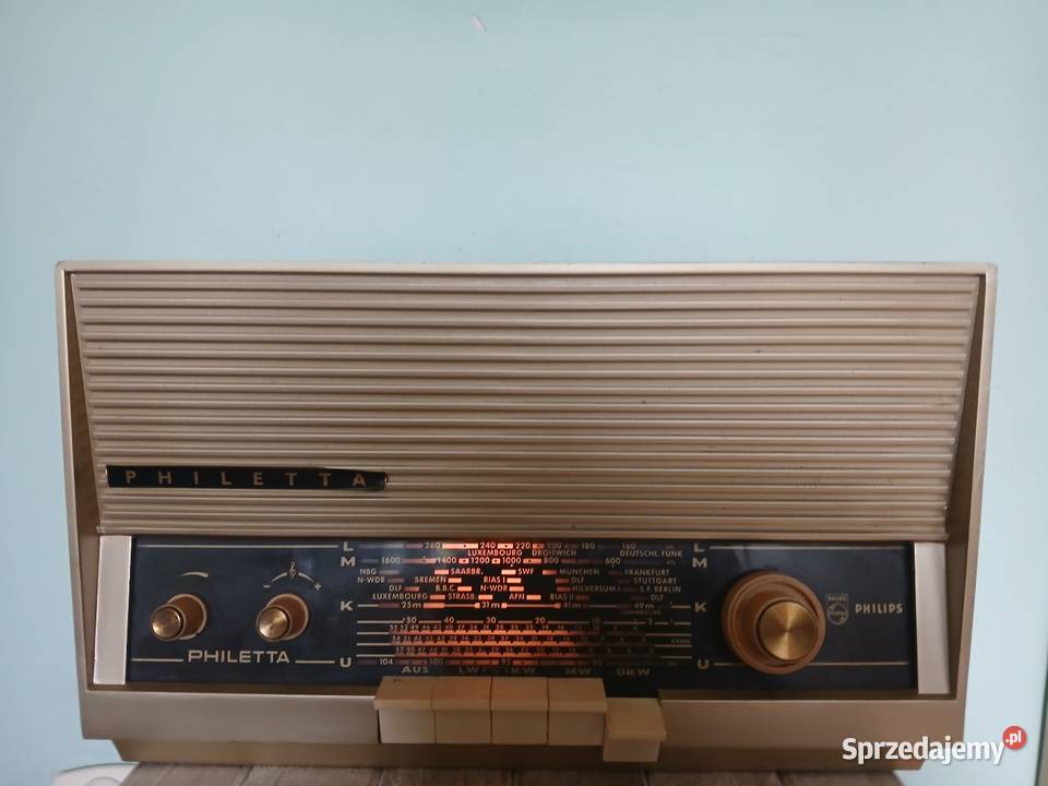 Radio lampowe firmy Philips Kraków
