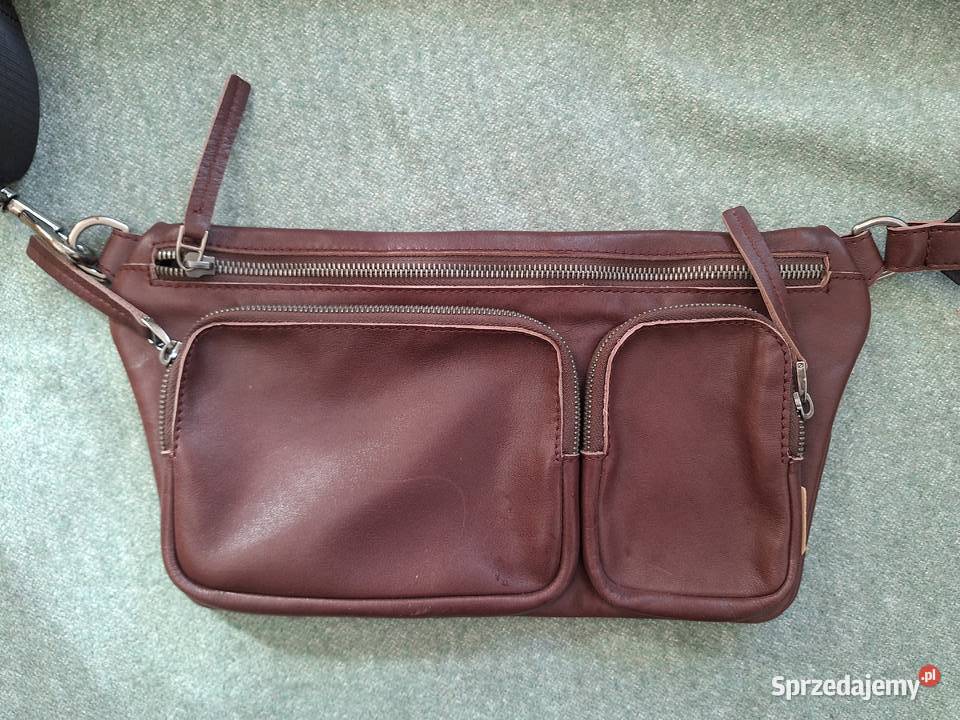 Skórzana torba Ecco crossbody saszetka na ramię Gdańsk sprzedam
