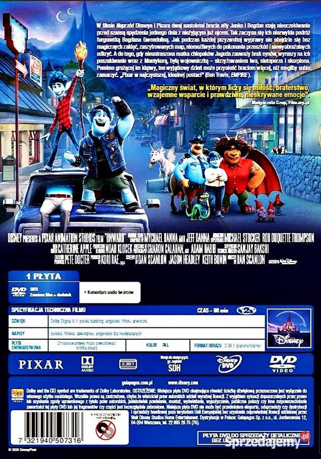 NAPRZÓD DISNEYPIXAR