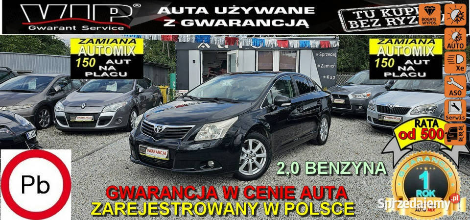 Toyota Avensis 20 BenŁADNA Mocny ESP Świdnica sprzedam