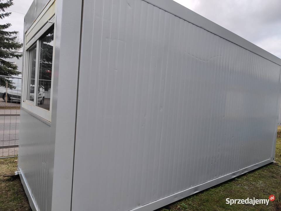 Kontener biurowy szatniowy szarym Warszawa Łomianki