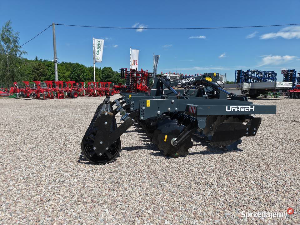 Brona talerzowa 4m Hydrauliczna UNITECH 3m 2500 nieuszkodzony Brony Mława