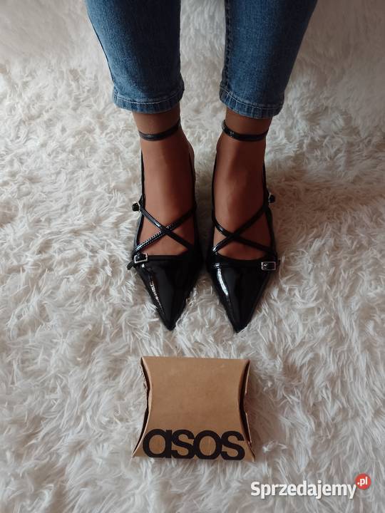40 ASOS Design Zmysłowe czółenka z odkrytą piętą Czółenka małopolskie