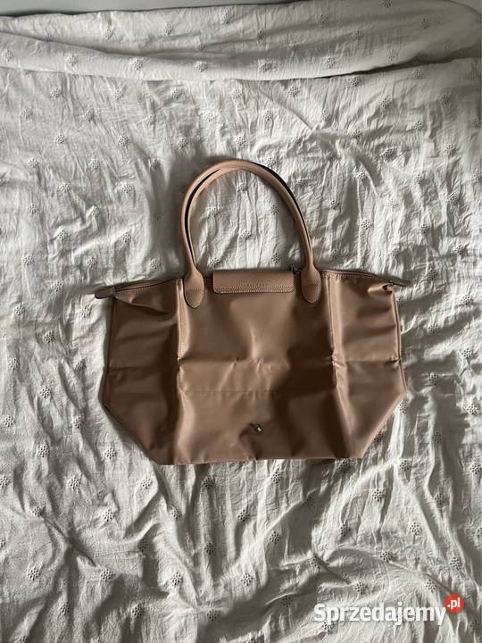 Torba beżowa longchamp L Warszawa sprzedam