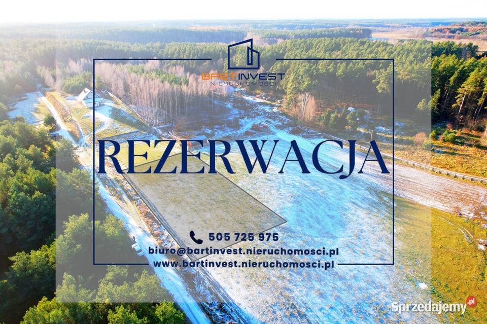 Świetna piękne tereny 1499 m2 Grunty i działki warmińsko-mazurskie Romany