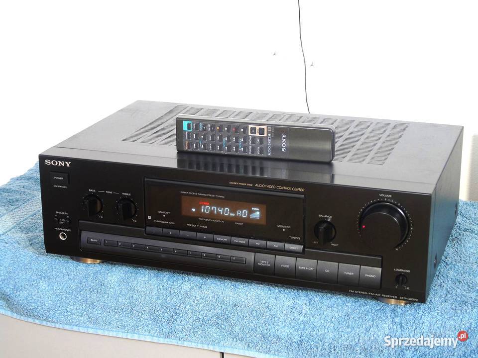 Amplituner Sony STRGX 390 pilot mocny i sprawny sprzedam