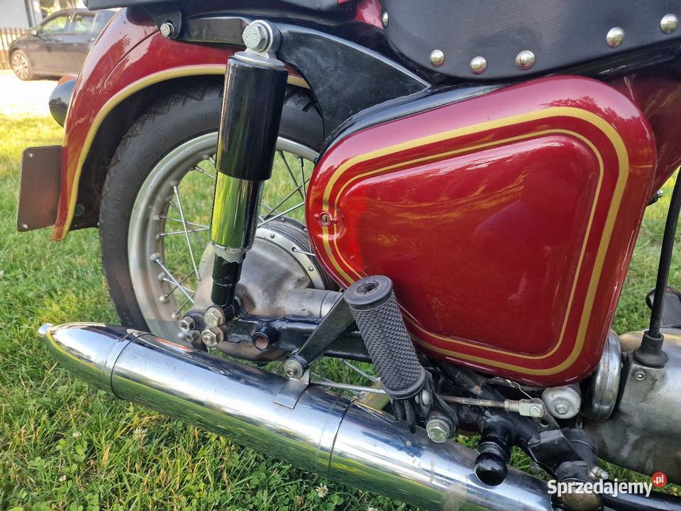 Simson Awo Sport 425 biala tablica czterosuwowy Słomniki