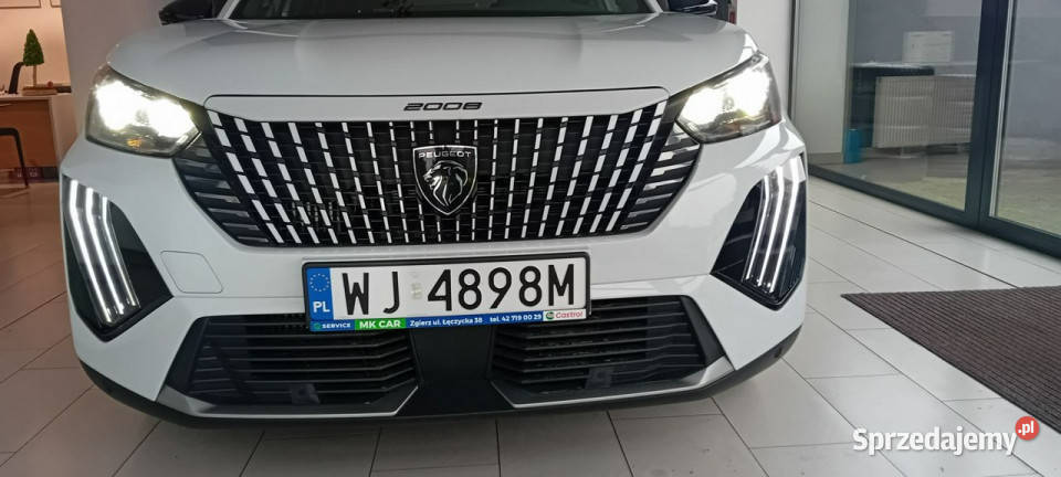 Peugeot 2008 ALLURE 12 130 AT salon Polska światła przeciwmgielne Łódź