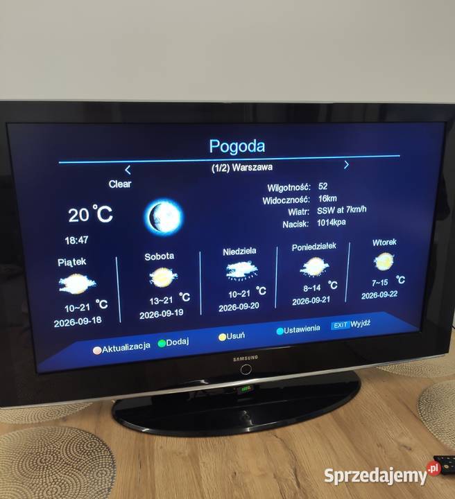 TELWIZOR SAMSUNG TV 46 duży LCD 2x HDMI tuner TV małopolskie Nowy Sącz