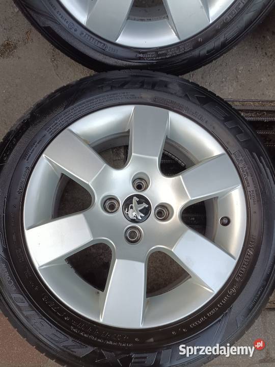 Komplet kół Peugeot 16 4x108 alufelgi opony mazowieckie Ostrołęka