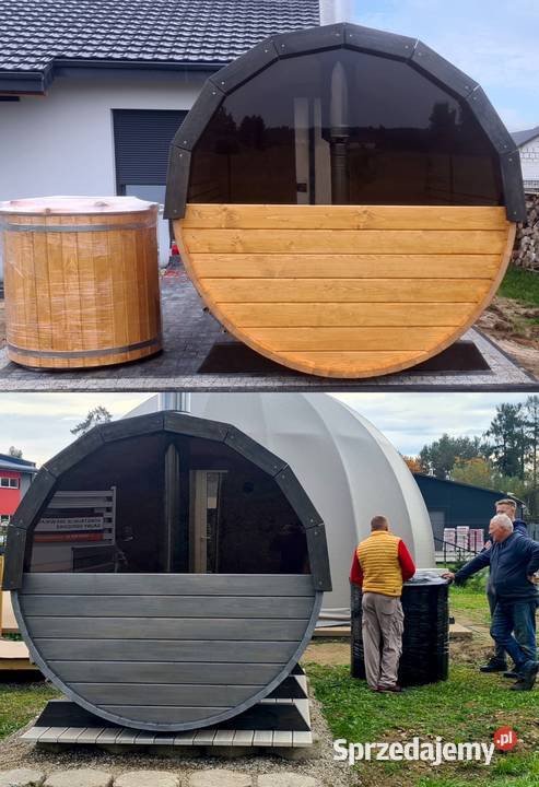SAUNA Ogrodowa 400 OKNO 50 PRZEBIERALNIA Beczka Baseny, balie i sauny Nowy Targ