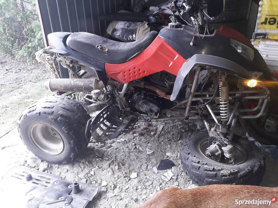 Uszkodzony Quad Bebelno-Kolonia