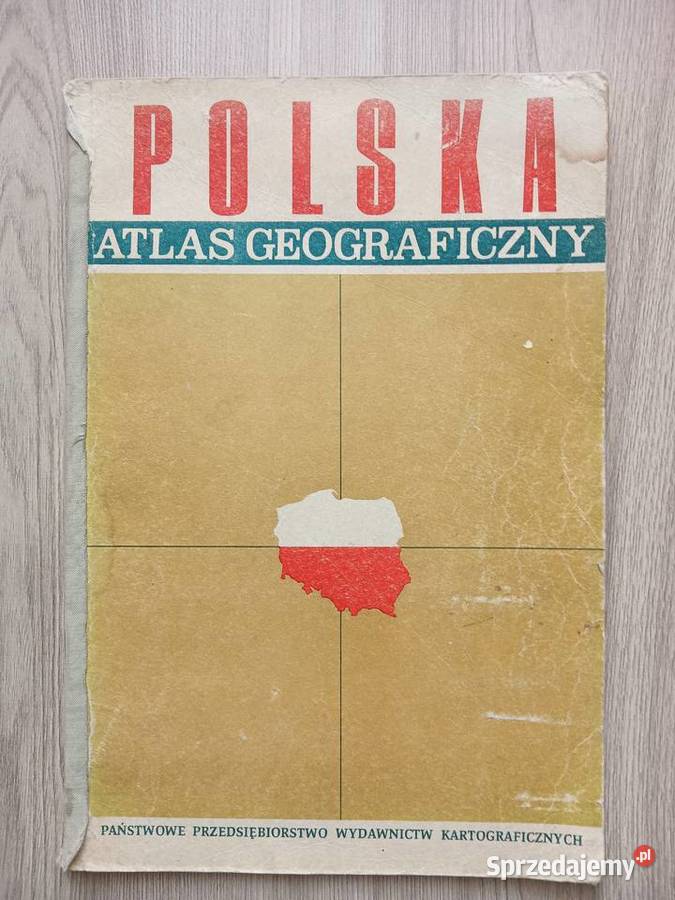 Polska Atlas Geograficzny PPWK PRL Kraków