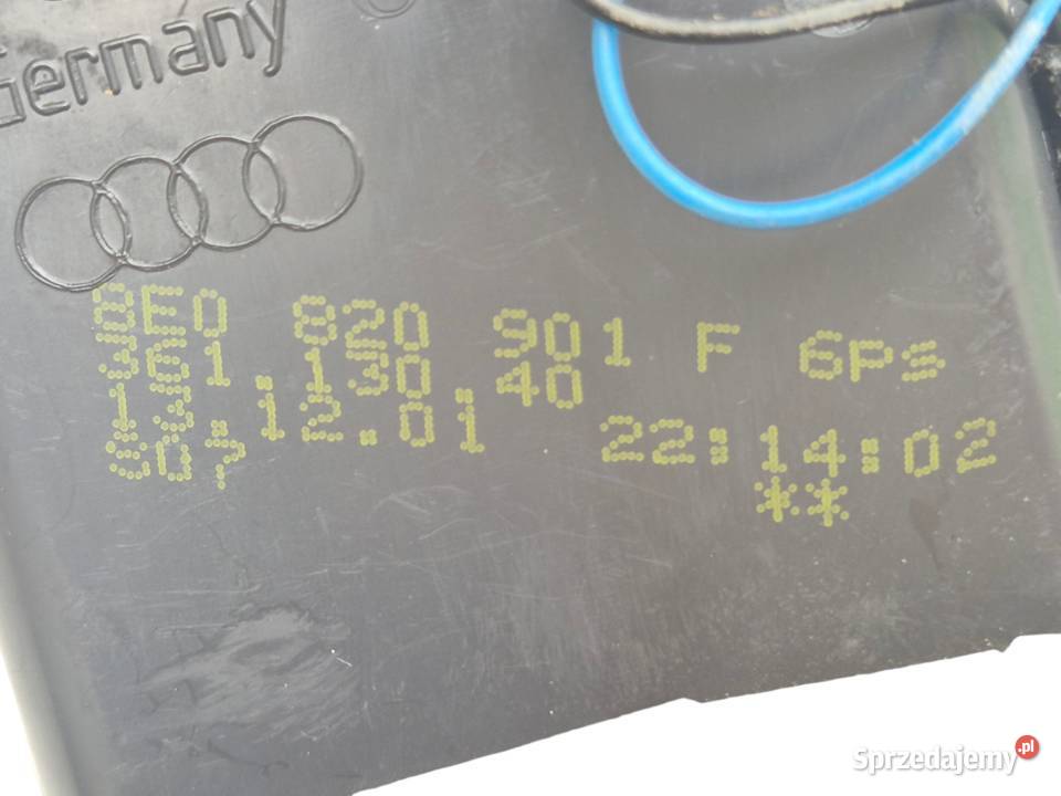 KRATKA NAWIEWU LEWA AUDI A4 B6 AUDI A4 B7 CZARNA Działoszyce sprzedam