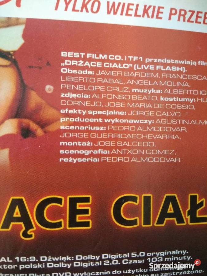 Drżące ciało filmy Almodovar księgarnie Warszawa mazowieckie