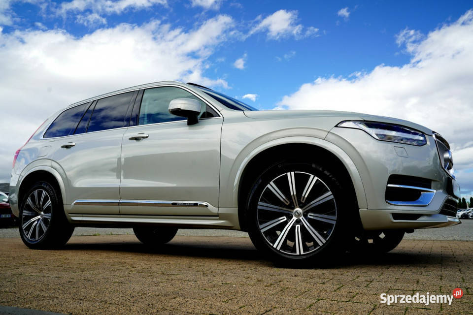 Volvo XC 90 RECHARGE panorama FUL LED wentylacja ASR (kontrola trakcji) Otmuchów