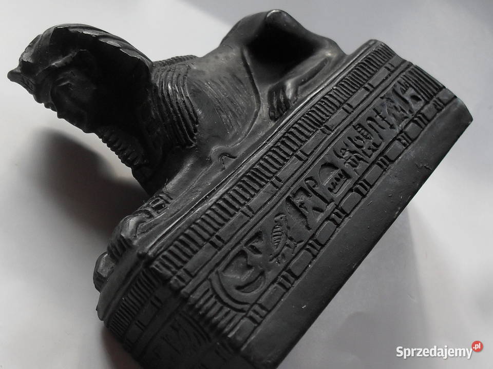 4 stare figurki z EGIPTU lata 60 70 z Onyksu czarny Wrocław