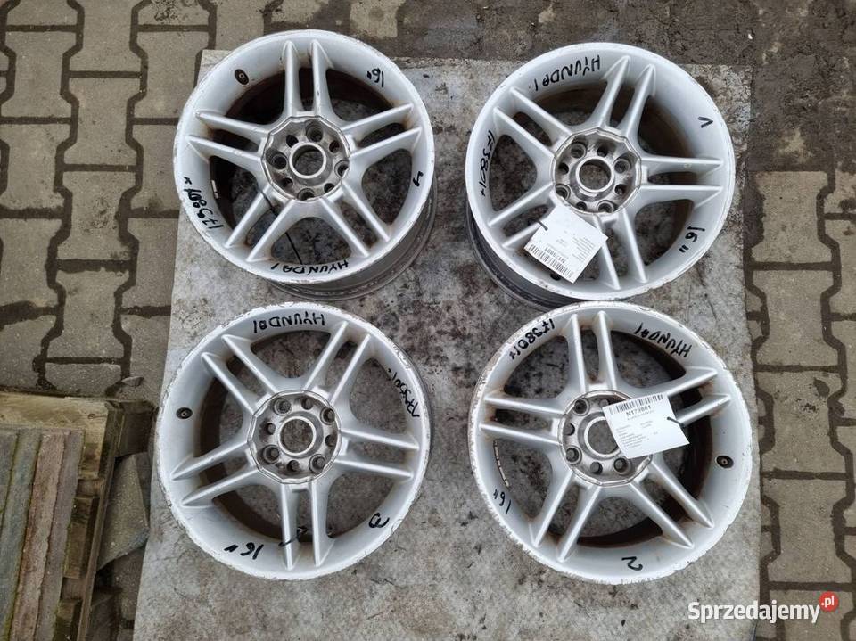 ALUFELGI KOMPLET HYUNDAI COUPE I 75JX16H2 BORDET osobowe kujawsko-pomorskie Lipno