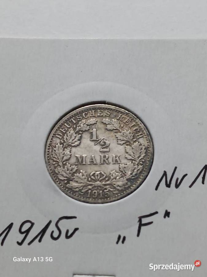 12 Marki Prusy 1915 r 1 mennica F wielkopolskie Konin