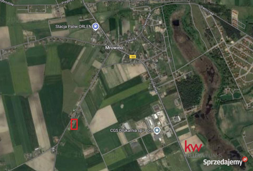 Działka 960m2 Mrowino Tarnowska 960m2