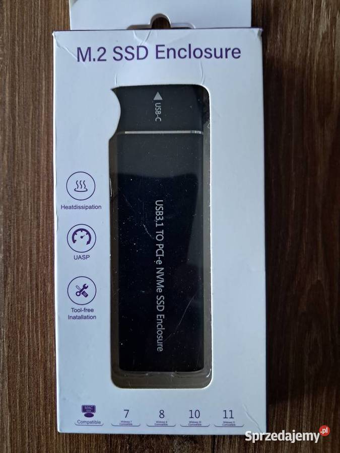 nowa obudowa SSD M2 do dysków SSD usb31 PCIe Sandomierz