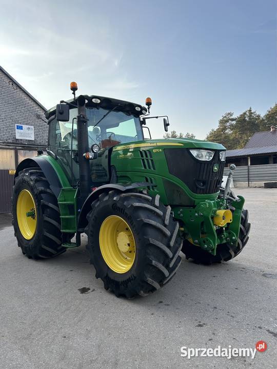 John Deere 6170R DirectDrive z wom podlaskie Gołasze Mościckie