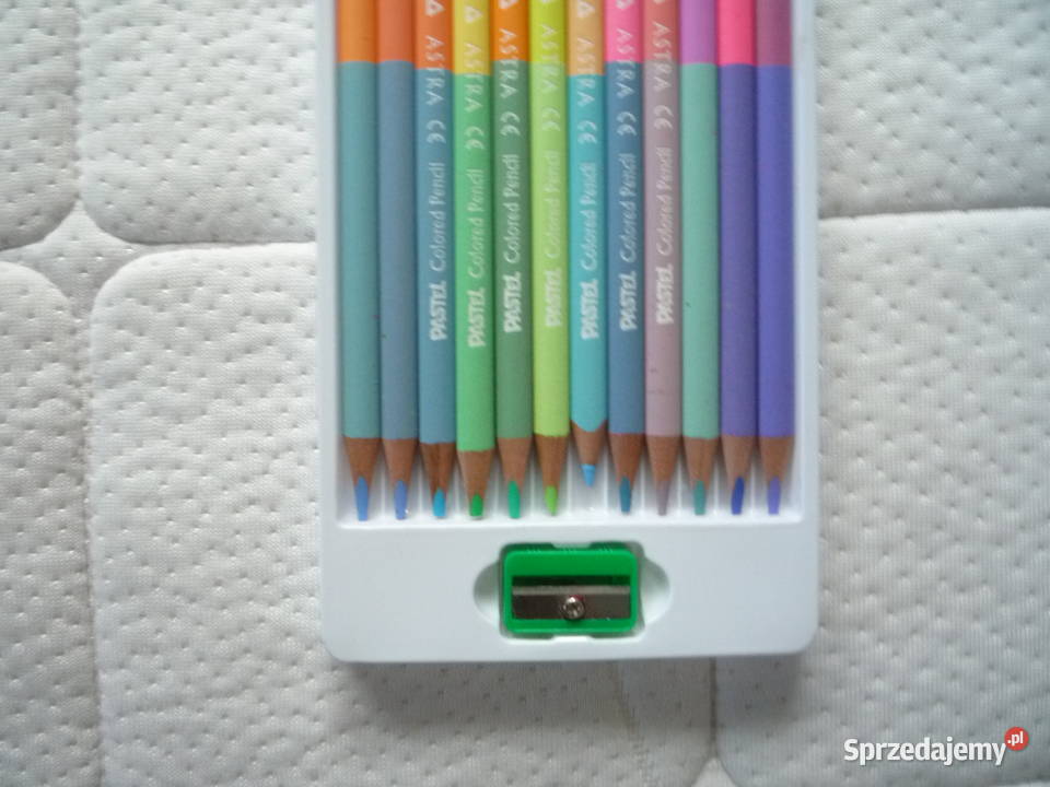 Astra Kredki ołówkowe dwustronne pastelowe 24