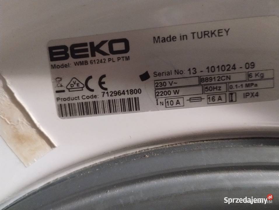 Sprzedam panel sterowania do pralki Beko Pralki i suszarki wielkopolskie