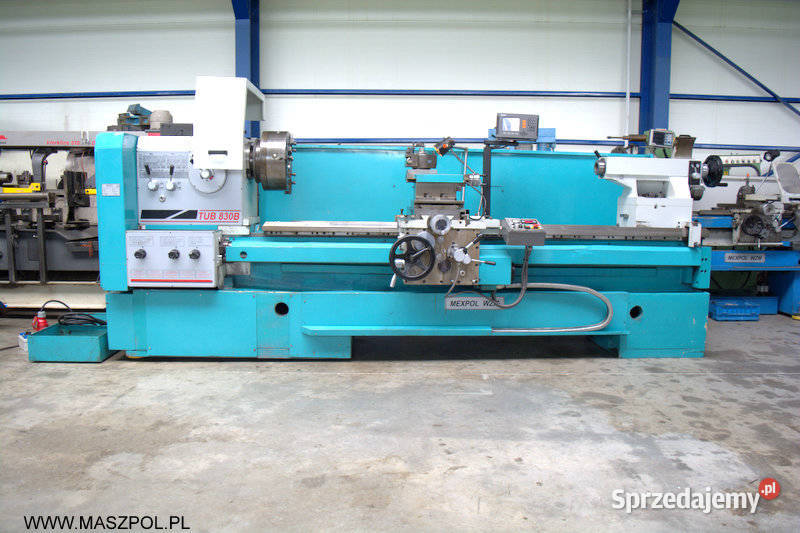 Tokarka uniwersalna TUB 830 B x 2000 2006 MEXPOL Głowno